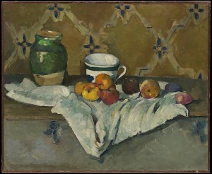Still Life With Jar, Cup, and Apples, Cezanne, www.metmuseum.org